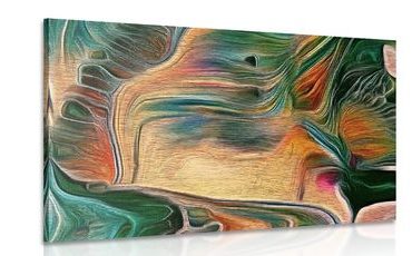 WANDBILD PSYCHEDELISCHE ABSTRAKTION - ABSTRAKTE BILDER - BILDER