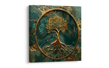 OBRAZ STROM ŽIVOTA V KRUHU ELEGANCE - OBRAZY STROMY ŽIVOTA - OBRAZY