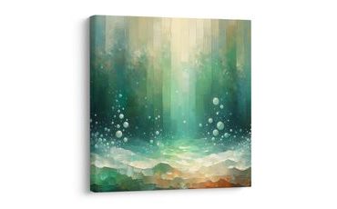 OBRAZ TAJEMNÉ MOŘSKÉ SVĚTLO - OBRAZY ABSTRAKTNÍ TVARY - OBRAZY
