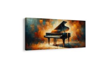 OBRAZ HUDBA V BARVÁCH - OBRAZY IMITACE OLEJOMALBY - OBRAZY