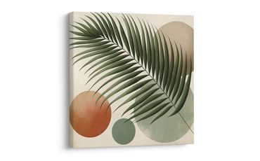OBRAZ TROPICKÝ LIST V KRUZÍCH - BOTANICKÉ OBRAZY - OBRAZY
