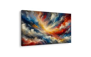 OBRAZ ABSTRAKTNÍ BOUŘE - OBRAZY ABSTRAKTNÍ TVARY - OBRAZY