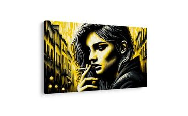 OBRAZ MĚSTSKÝ PORTRÉT ŽENY - OBRAZY ŽENY - OBRAZY