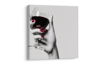 SLIKA MODERNA UMETNOST Z VINOM - SLIKE HRANA IN PIJAČA - SLIKE