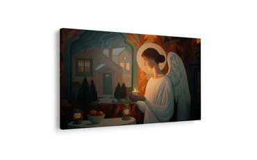 OBRAZ ŚWIĄTECZNY ANIOŁEK - OBRAZY ŚWIĄTECZNE I ZIMOWE - OBRAZY