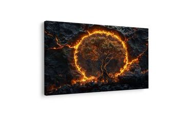 OBRAZ STROM ŽIVOTA V OHNI - OBRAZY STROMY ŽIVOTA - OBRAZY
