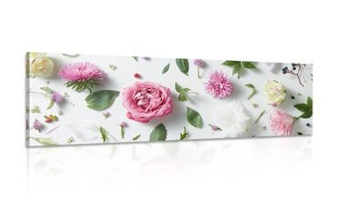 SLIKA NEŽNO TIHOŽITJE Z ROŽ - SLIKE ROŽ - SLIKE