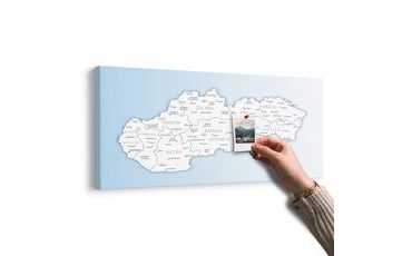 OBRAZ NA KORKU MAPA SLOVENSKA - OBRAZY NA KORKU - OBRAZY