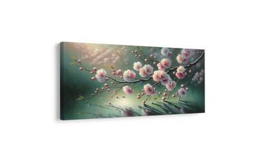OBRAZ ROZKVETLÁ SAKURA - OBRAZY KVĚTŮ - OBRAZY