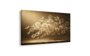 КАРТИНА НА ПЛАТНО – ГЛУХАРЧЕТА В ЗЛАТНА СВЕТЛИНА - КАРТИНИ ГЛУХАРЧЕ - КАРТИНИ