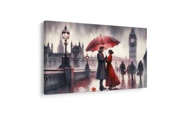 OBRAZ MILENCI V LONDÝNĚ - OBRAZY LÁSKA - OBRAZY