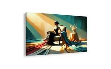 OBRAZ ELEGANCE V ZÁŘI SVĚTLA - OBRAZY ŽENY - OBRAZY