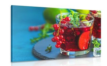 QUADRO COCKTAIL ROSSO - QUADRI DI CIBI E BEVANDE - QUADRI