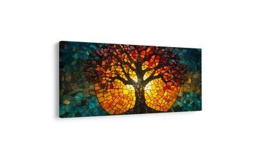 OBRAZ BAREVNÝ STROM ŽIVOTA - OBRAZY STROMY ŽIVOTA - OBRAZY