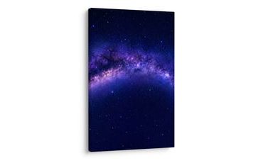 TABLEAU SUR TOILE – ARC ÉTOILÉ DE NÉBULEUSE COSMIQUE - IMAGES DE GALAXIE - TABLEAUX