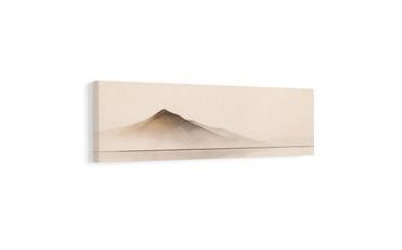 TABLEAU SUR TOILE – SILHOUETTE PAISIBLE DES MONTAGNES - TABLEAUX DE MONTAGNE - TABLEAUX