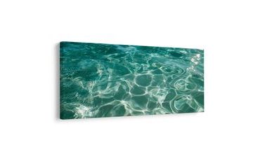 TABLEAU SUR TOILE – SURFACE MARINE CRISTALLINE - TABLEAUX DE LA MER ET DE LA PLAGE - TABLEAUX