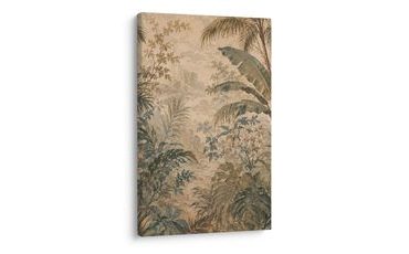 TABLEAU SUR TOILE – OASIS DE PALMIERS EN FLEURS - TABLEAUX FORÊT - TABLEAUX