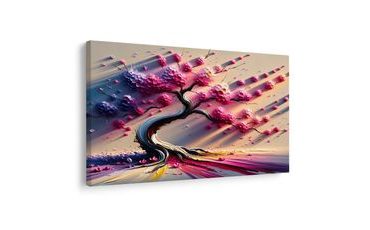 WANDBILD LEBENSBAUM IN BLÜTE - BILDER BÄUME DES LEBENS - BILDER