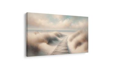 WANDBILD PFAD ZUM MEER IN DÜNEN - BILDER MEER UND STRAND - BILDER