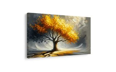 OBRAZ PODZIMNÍ STROM ŽIVOTA V ZÁŘI - OBRAZY STROMY ŽIVOTA - OBRAZY