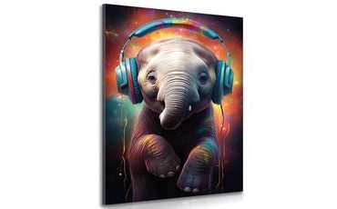 TABLOU ELEFANT CU CĂȘTI - TABLOURI ANIMALE DE PETRECERE CU CĂȘTI - TABLOURI