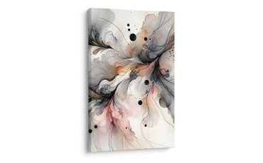 OBRAZ DYNAMIKA V JEMNÝCH TÓNECH - OBRAZY ABSTRAKTNÍ TVARY - OBRAZY