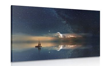 Wandbild Boot auf dem Meer