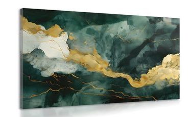 STAMPA SU TELA – MARMO VERDE - QUADRI IN MARMO - STAMPE E QUADRI