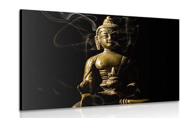 CANVAS PRINT BUDDHA STATUE - PICTURES FENG SHUI - PICTURES