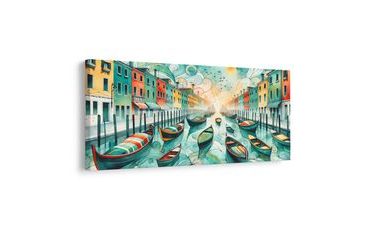 OBRAZ BENÁTSKÝ KANÁL PLNÝ ŽIVOTA A BAREV - PICTURES OF CITIES - PICTURES