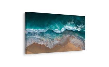 OBRAZ MORSKA FALA I PIASEK - OBRAZY MORZA I PLAŻY - OBRAZY