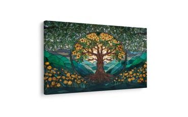 OBRAZ STROM ŽIVOTA V ROZKVĚTU - OBRAZY STROMY ŽIVOTA - OBRAZY