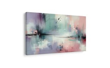 OBRAZ PASTELOVÁ SYMFONIE UMĚNÍ - ABSTRAKTNÍ OBRAZY - OBRAZY