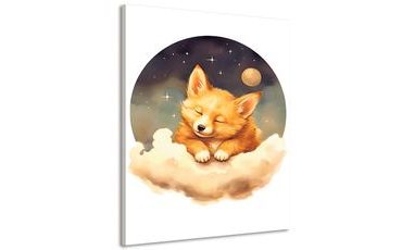 CANVAS PRINT DREAMY DOG - DREAMY LITTLE ANIMALS - PICTURES