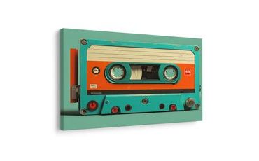SLIKA RETRO KAZETA ZA MAGNETOFON - GLAZBENE SLIKE - SLIKE