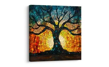 OBRAZ BAREVNÝ STROM ŽIVOTA - OBRAZY STROMY ŽIVOTA - OBRAZY
