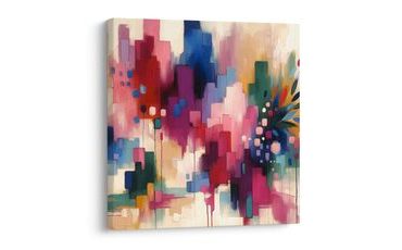 OBRAZ KVĚTINY V MODERNÍ ABSTRAKCI - ABSTRAKTNÍ OBRAZY - OBRAZY