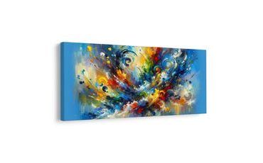 OBRAZ DYNAMICKÉ BAREVNÉ PROUDY - ABSTRAKTNÍ OBRAZY - OBRAZY