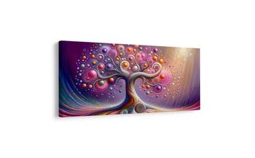 OBRAZ BAREVNÝ STROM ŽIVOTA VE VÍRU - OBRAZY STROMY ŽIVOTA - PICTURES