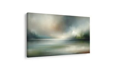 KÉP KÖDÖS PANORÁMA VÍZTÜKÖRREL - ABSZTRAKT KÉPEK - KÉPEK