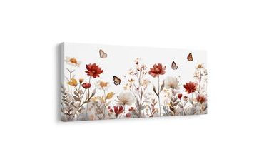 SLIKA PROCVJETALA LIVADA S LEPTIRIMA - SLIKE LEPTIRA - SLIKE