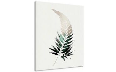 CANVAS PRINT MINIMALIST FERN LEAF - PICTURES OF TREES AND LEAVES - PICTURES