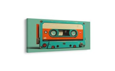 TABLOU CASETĂ VINTAGE DE MAGNETOFON - TABLOURI MUZICALE - TABLOURI