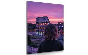 OBRAZ ŽENA S VÝHLEDEM NA KOLOSEUM - DOVIDO CHALLENGE - OBRAZY