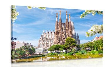 WANDBILD KATHEDRALE IN BARCELONA - BILDER VON STÄDTEN - BILDER