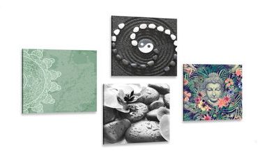 SET SLIKA FENG SHUI U NEOBIČNOJ KOMBINACIJI - SETOVI SLIKA - SLIKE