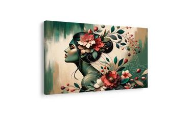 OBRAZ KVĚTINOVÁ BOHYNĚ - OBRAZY ŽENY - OBRAZY