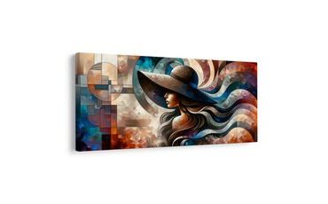 OBRAZ ABSTRAKTNÍ PORTRÉT ŽENY - OBRAZY ŽENY - OBRAZY