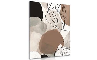 CANVAS PRINT ABSTRACT SHAPES NO5 - PICTURES OF ABSTRACT SHAPES - PICTURES